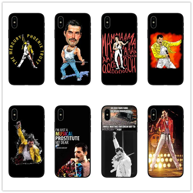 Queen Freddie Mercury Rock Band 01 чехлы для телефонов iPhone 12 mini 11pro 11 pro Max X XS XR 6s 6 7 8 Plus 5 5s se 2020