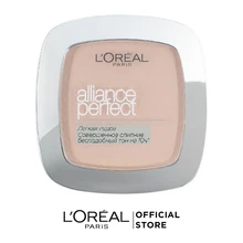L'Oreal Paris Пудра компактная "Alliance Perfect, Совершенное слияние", оттенок R2, Ванильно-розовый, 9 г