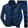 2021 New Spring Set Men Quality Sweatshirt + Pants Male Tracksuit Sporting Sweat Suits Mens Sportswear Sets Autumn Joggers Suits 1