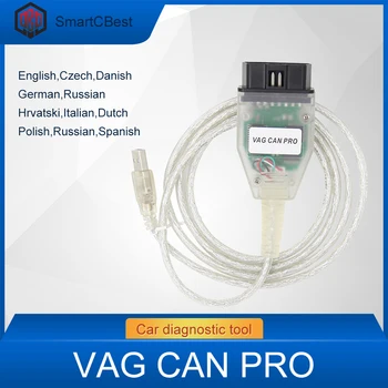 

For VAG CAN PRO CAN BUS+UDS+K-line S.W Version 5.5.1 VCP Scanner obd 2 Car Diagnostic Scanner Tool forAUDI ForVW