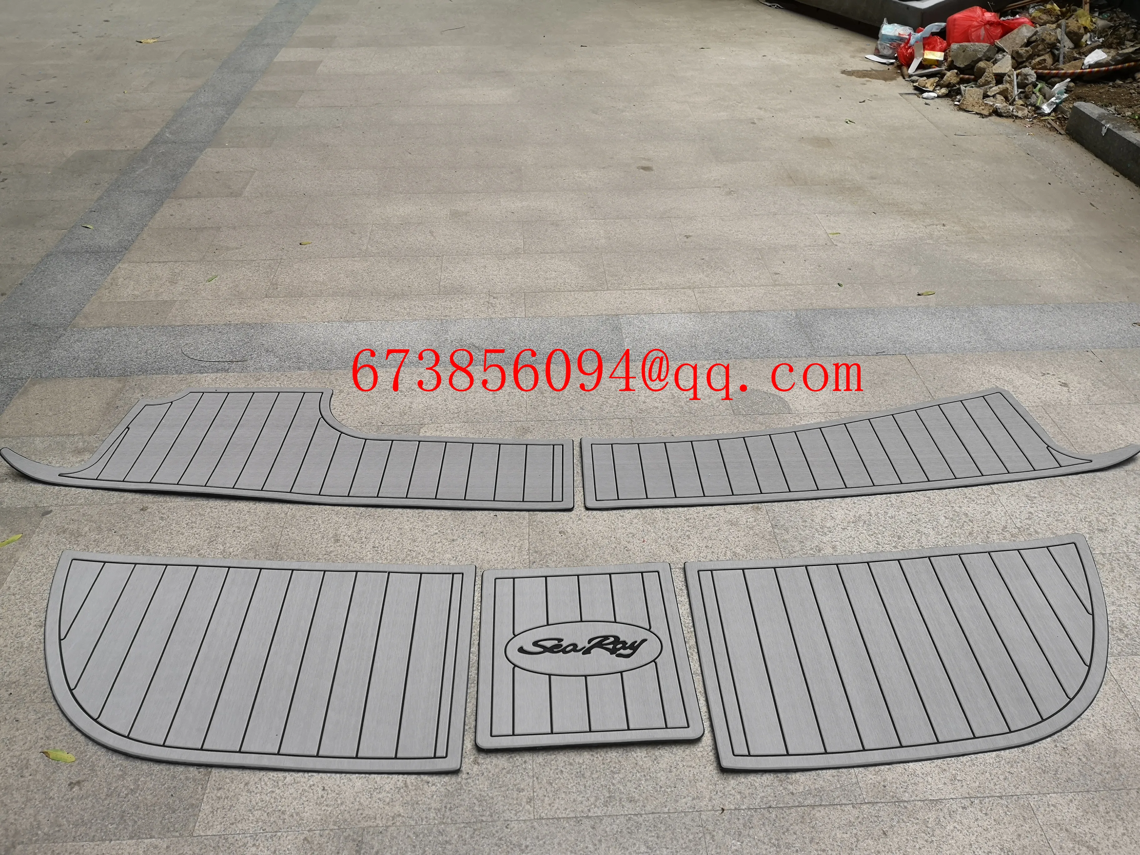 Sea Ray 330 SD 1998 Плавающая Платформа Pad 1/" 6 мм Лодка EVA тик настил пол