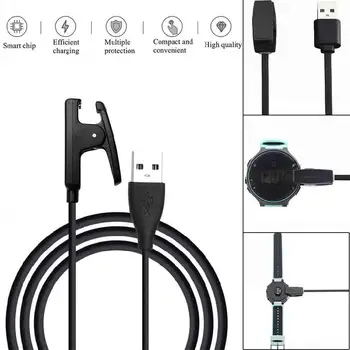 

BEESCLOVER Watch USB Charging Cable Data Charging Clip for Garmin Vivomove HR/ Approach S20/Forerunner 735XT/235/230/630/35