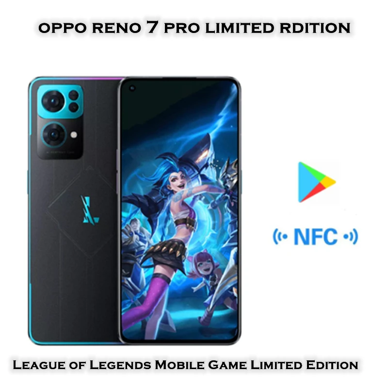 OPPO Reno 7 Pro 5G League of Legends Mobile Game Limited Edition 6 55 'ɺMOLED 65W 4500mAh Dimensity 1200 6nm Chip Google |