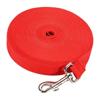 

Dog Leash Pet Dog Training Long Dog Puppy Pet Puppy Training Obedience Lead Leash For Pet Training Use Red( 15mx2.5cm)