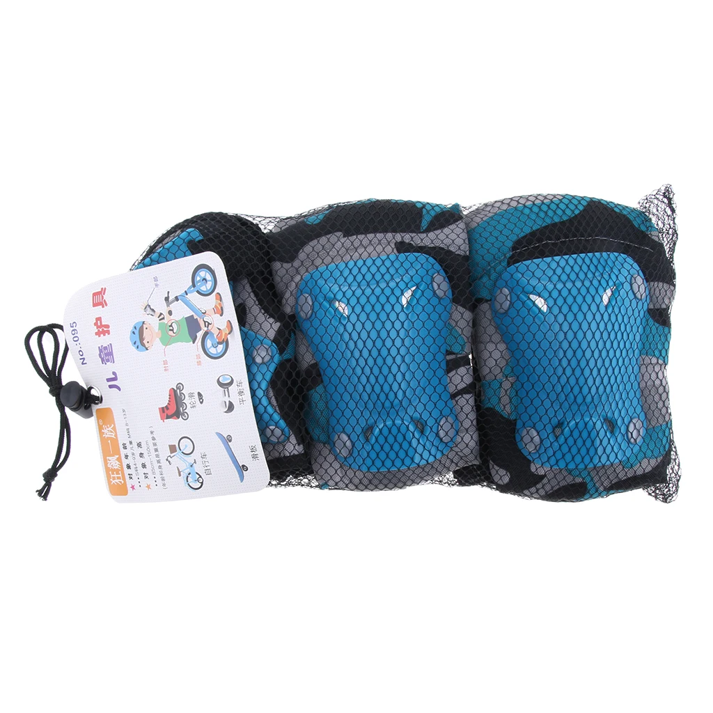 Kids Child Skating Scooter Protective Gear Knee Elbow Hand Pads Set Elbow & Knee Pads Sports Safety for Outdoor Sports 