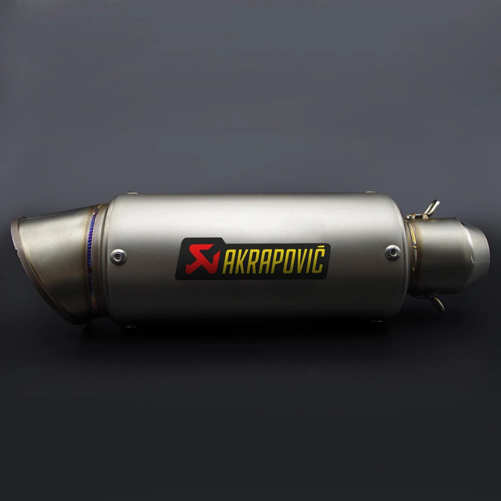 

Scorpio Akrapovic exhaust motorcycle pipe muffler For benelli 302 kawasaki kxf 250 kawasaki zzr1100 suzuki bandit ktm duke