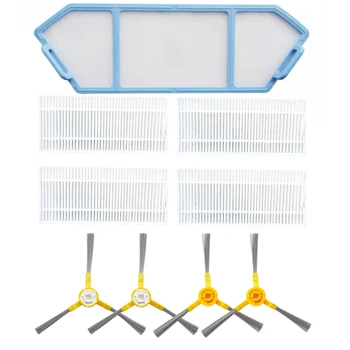 

4*Filters + 4*Sponges + 4*Side Brush + 1*Primary Filter Sweeper Cleaning Brushes For Tesvor X500 Robot Vacuum Cleaner Parts