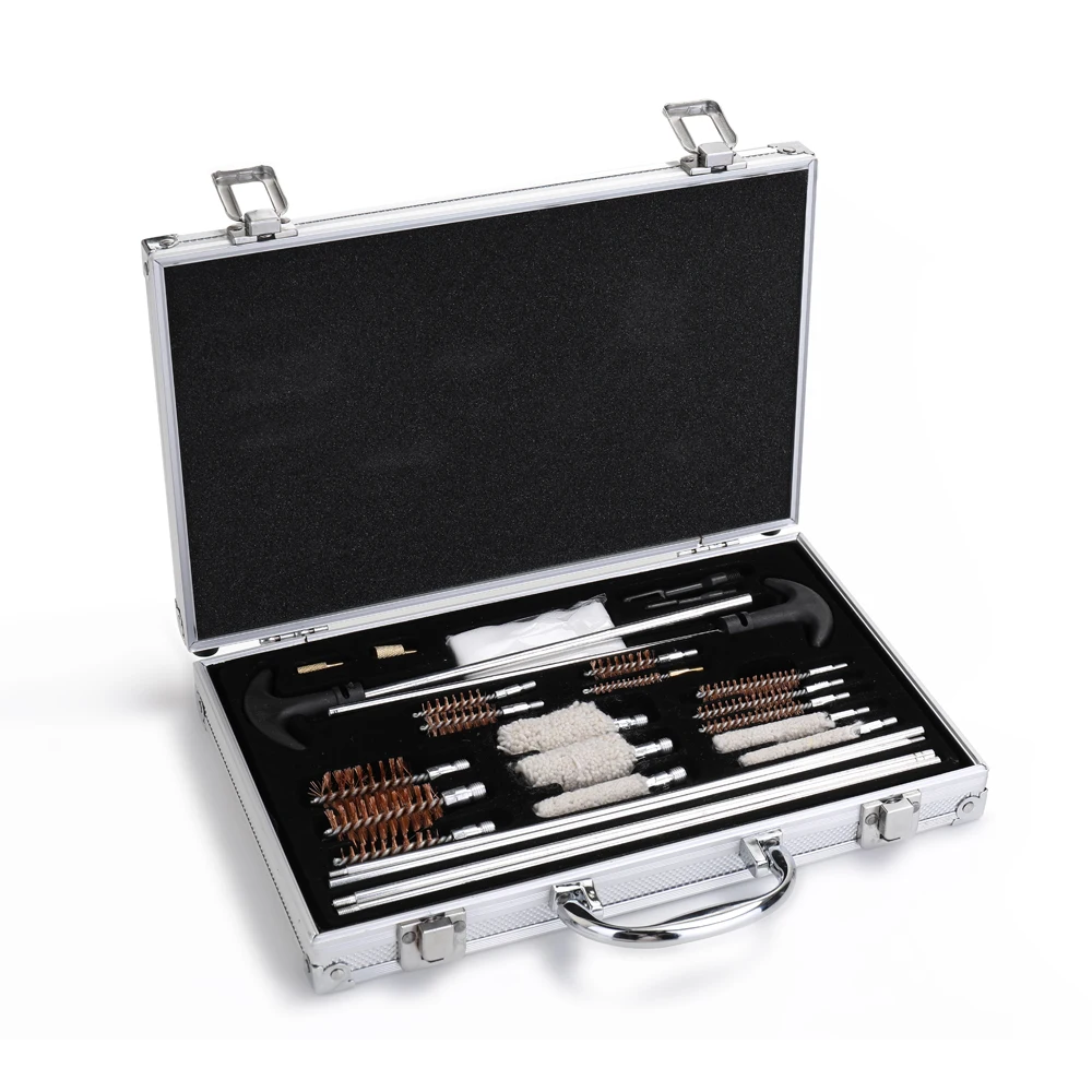 

Automotive tools Universal Portable Cleaning Kit Copper Wire Cleaner Sponge Inside Convenient Durability Aluminium Alloy Case
