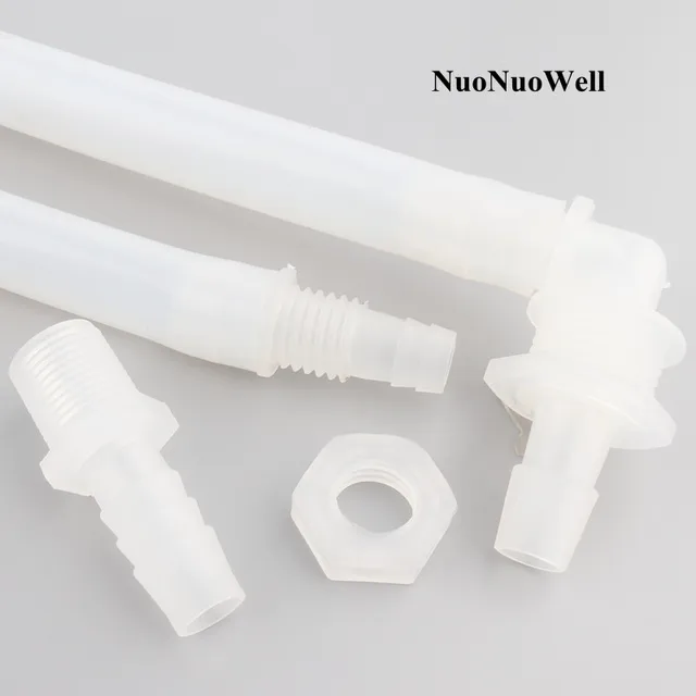 5Db/Tétel 3 ~ 8 Mm M6 M10 Pp Szál Hex Anya Egyenes Csatlakozók Akvárium Haltartály -Adapter Légszivattyú Tömlőszerelvények Pagoda Ízületek - Image 4