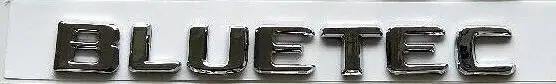 bluetec Без Каблука шрифт Эмблема для Mercedes Benz A220d C220d C350d CLA180d CLS350d E200d E350d - Цвет: bluetec