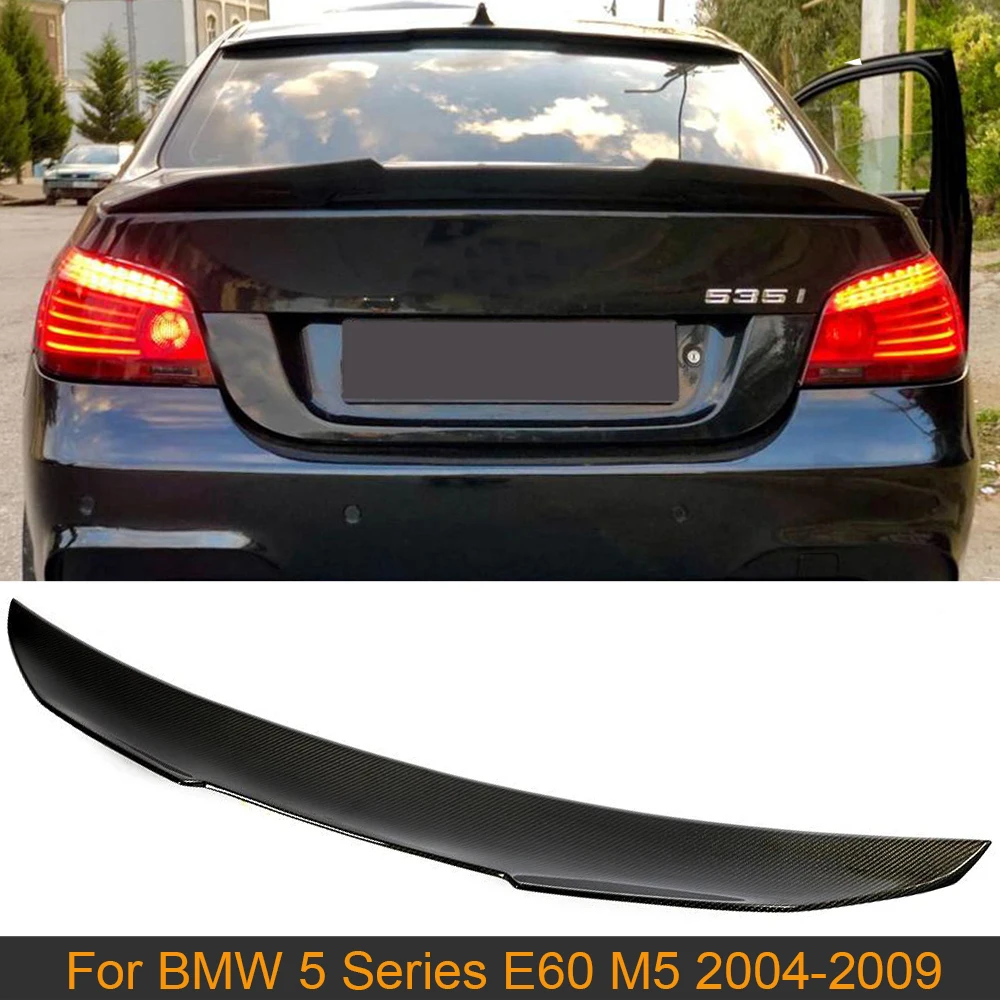 Для E60 M5 автомобильный спойлер заднего багажника крыла для BMW 5 серии 2004 2009