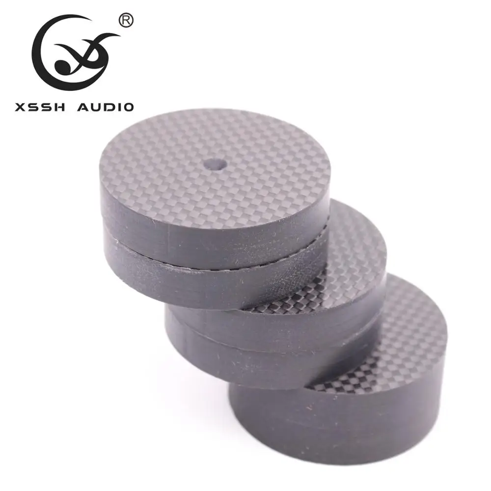 4 шт. большой карбоновый усилитель мощности cylinderaudio CD книжный шкаф Поворотная подставка для ног амортизатор подставка для ног