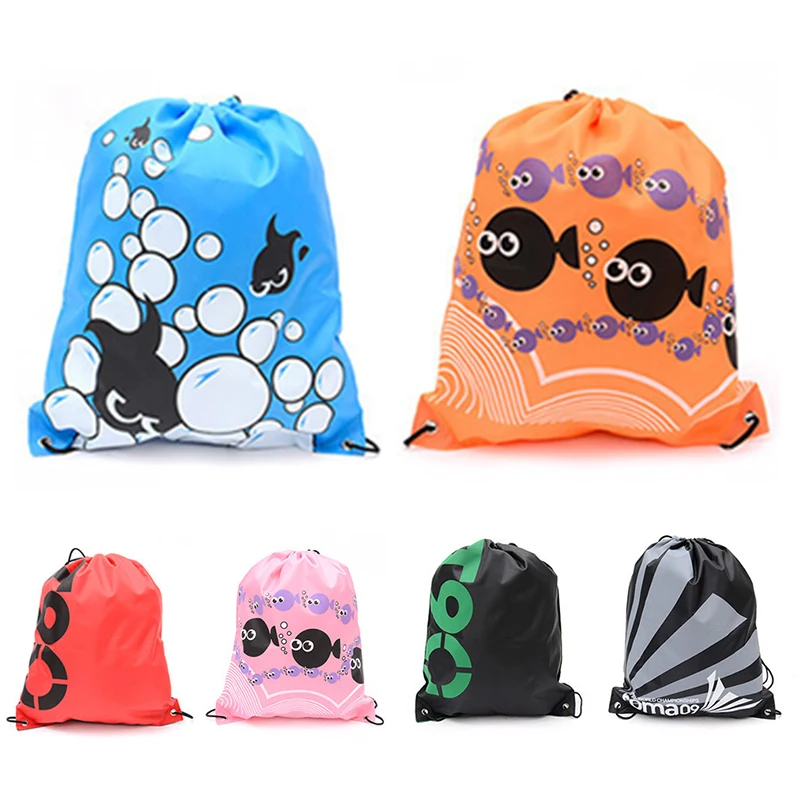 

Sports Waterproof Drawstring String bag Bundle Pocket Backpack Waterproof Fitness Tote School Sneaker bag for Students