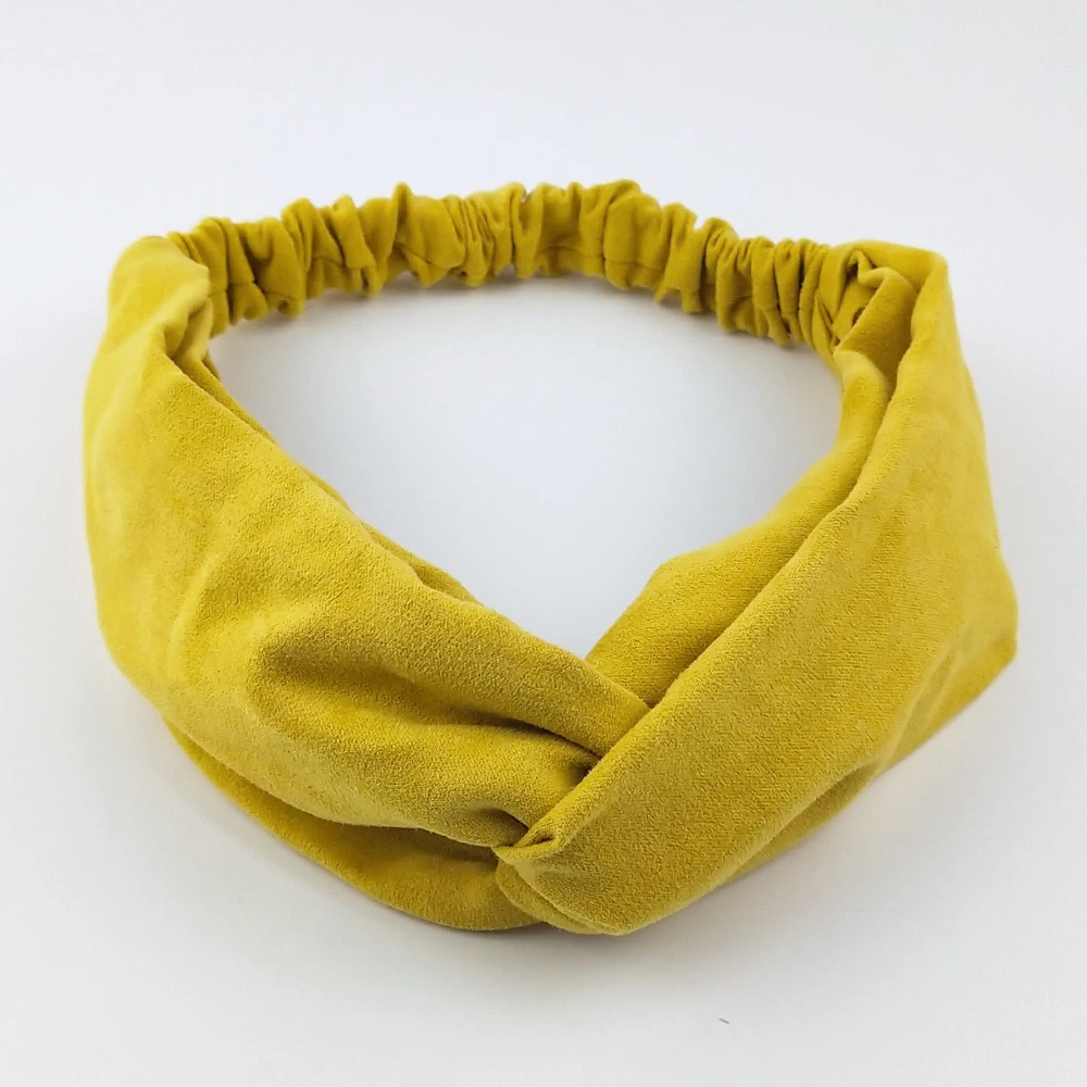 51-Headband TWDVS, Корейская шифоновая повязка на голову для женщин, ободок, простой завязанный обруч для волос, Женская повязка на голову, модные аксессуары для волос для девушек, аксессуары - Цвет: 51-Headband