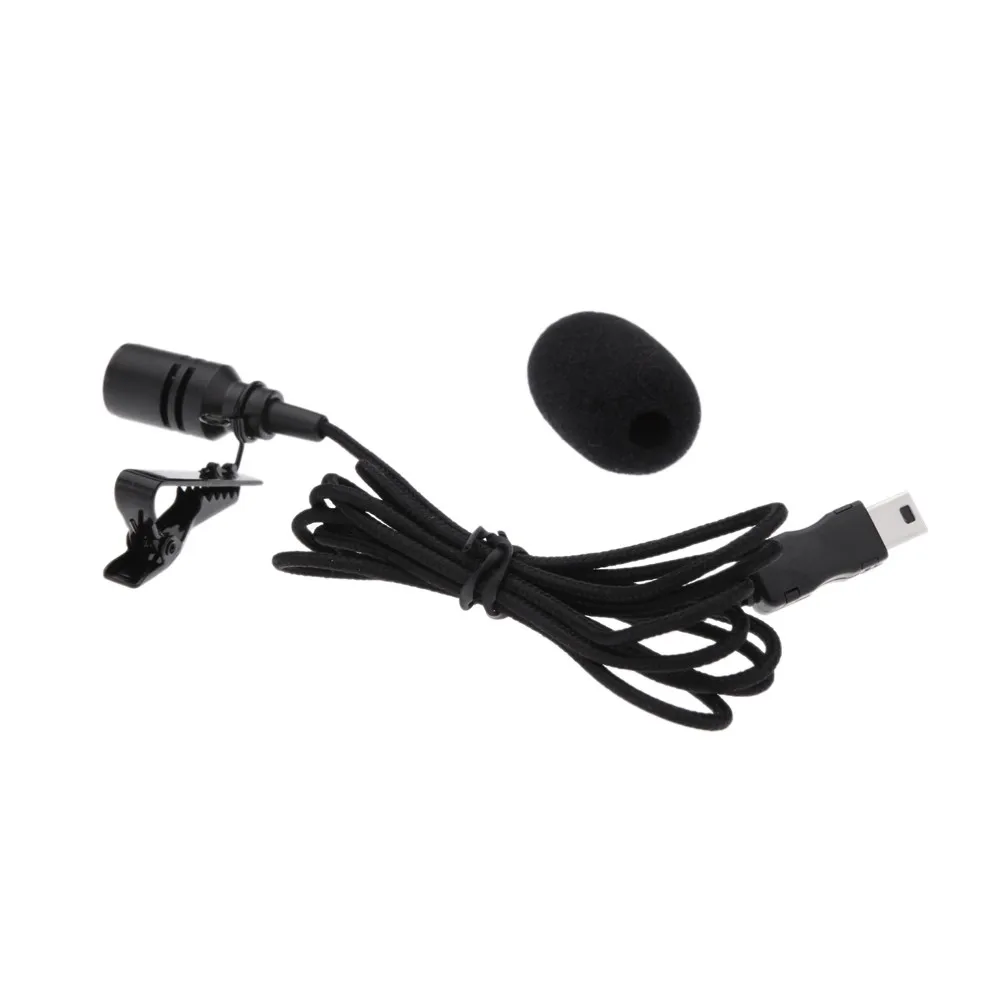 Andoer портативный мини USB кабель микрофон-петличка с зажимом для галстука для Gopro Hero 3 3+ 4