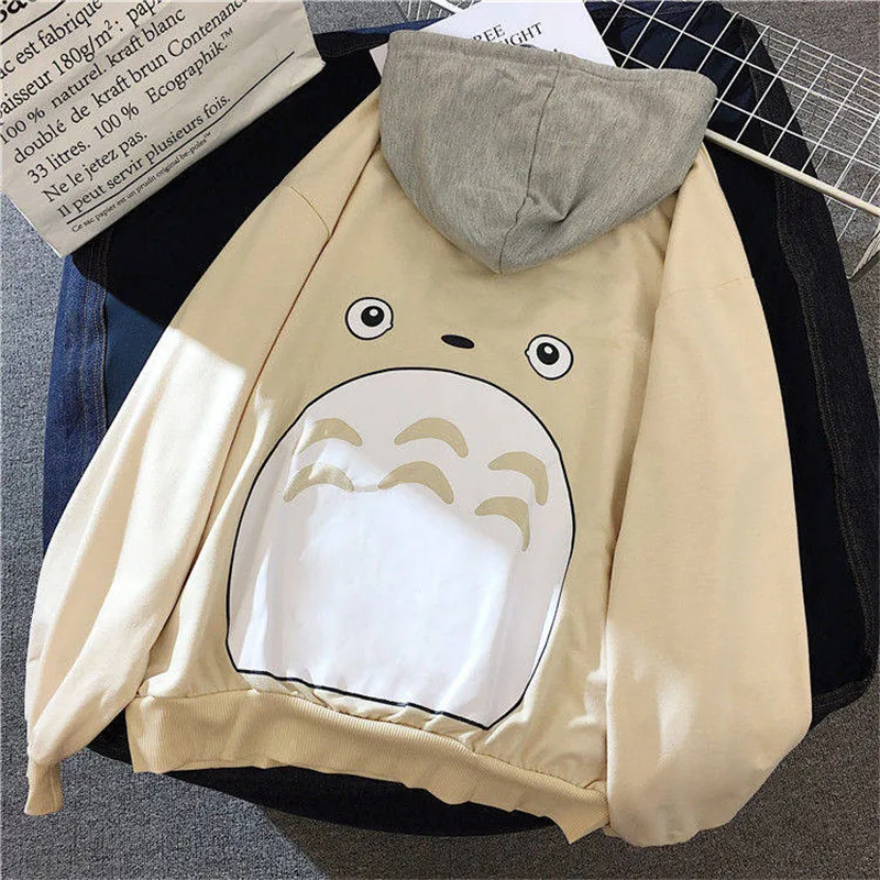 Модная новинка, футболка в Корейском стиле, свободные толстовки Kawaii, женские топы, женская повседневная одежда с забавным принтом, с длинными рукавами, для девочек