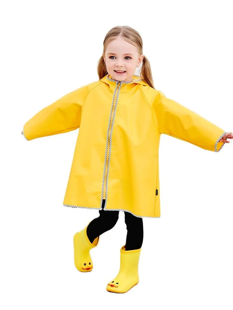 DressInn Clothing Jackets Ponchos & Capes Basic Waterproof Poncho Yellow 92-104 cm 