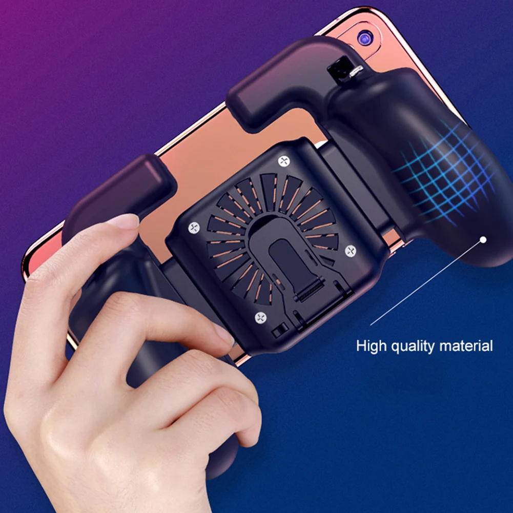  Six Finger All-in-One Mobile Game Controller Fire Key Button for PUBG Mobile Game Eating Chicken Ar