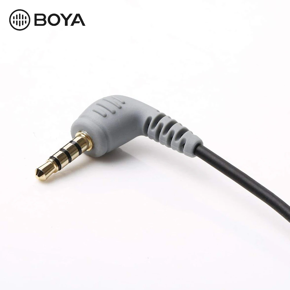BOYA BY CIP2 3 5 мм TRRS до TRS Кабель адаптер для iPhone iPad iPod смартфон WM5 WM6 WM8 аксессуары