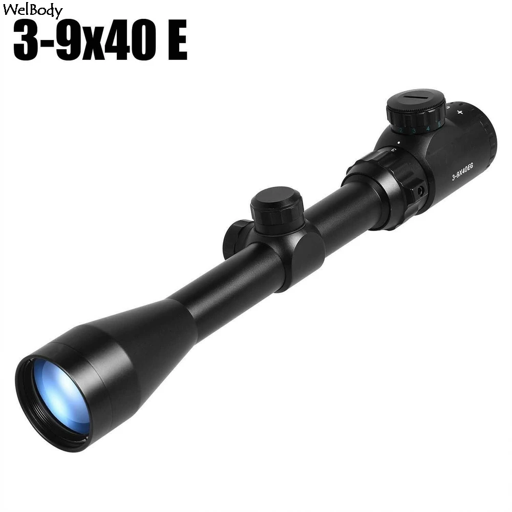 ou verde, óptica do rifle aéreo, escopes Sniper, 3-9x40EG, 11mm, 20mm