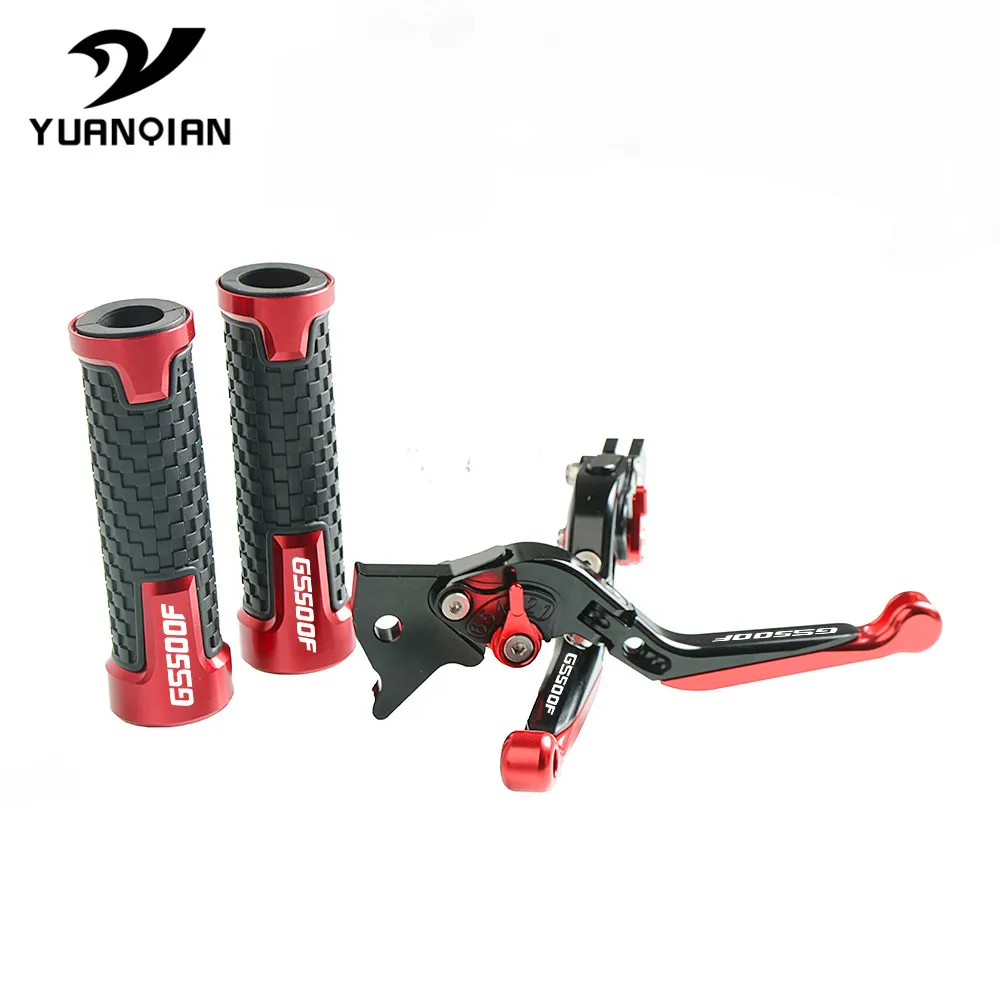

Motorcycle Accessories CNC Aluminum Brake Clutch Lever Extendable Hand Grip Handlebar set For SUZUKI GS500F GS 500 F 2004-2009