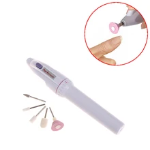 Электрическая шлифовальная машина для маникюра, Мини дрель для дизайна ногтей, сверла для ногтей, ручка, наконечник, биты для маникюра, педикюра, Гель-лак, пилка, буфер