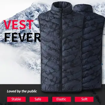 

Electric Heated Vest Men Women Heating Waistcoat Thermal Warm Clothing Usb Heated Outdoor Vest Winter Heated Jacket