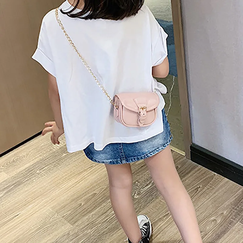 Детская сумка, милый клатч, дизайнерская сумка через плечо, модная детская сумка-мессенджер из искусственной кожи для девочек