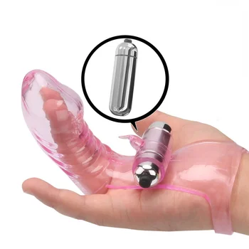 LINWO Finger Sleeve Vibrator G Spot Massage Clit Stimulate Female Masturbator Sex Toys For Women Sex Shop Adult Products 6