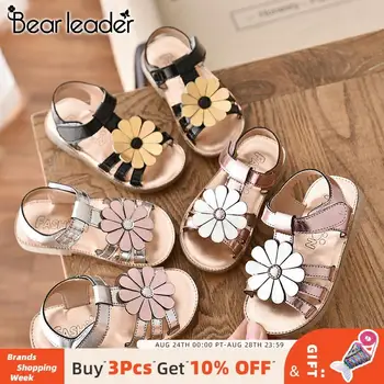 

Bear Leader Cute Baby Comfortable Sandals Summer New Girls Beach Shoes Flower Kids Casual Sandals Children Fashion Sport Sandals