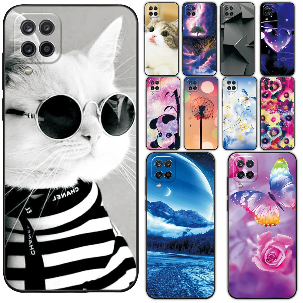 Per Samsung Galaxy A12 Custodia Protettiva Custodia Protettiva Per Samsung A12 A12 Custodia Morbida In Silicone Per Galaxy A12 Custodia Cool Cat Fashi