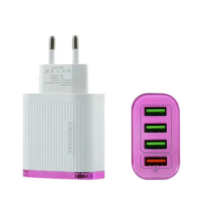 QC 3,0 4 порта USB зарядное устройство настенный адаптер зарядка мобильного телефона для универсальных телефонов NK-Shopping