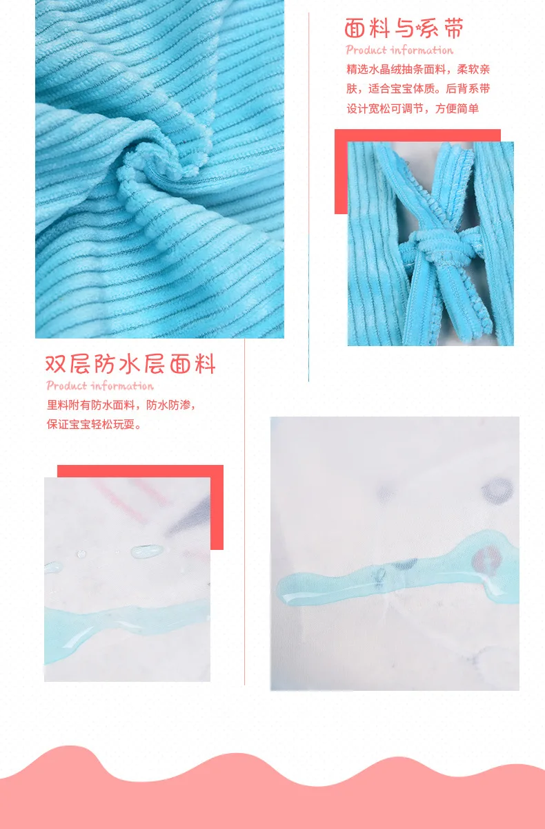 Детская блузка; осенне-зимние модели для мальчиков и девочек; бархатные комбинезоны с длинными рукавами и кристаллами для малышей; Слюнявчики