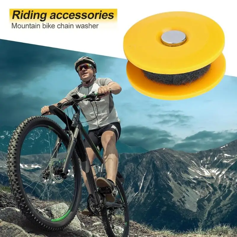 PVC Mountain Bike Chain Oiler Roller Lubricating Smooth Cycling Accessories Tool