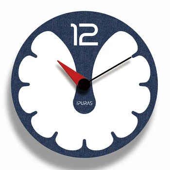 

Phoenix Decorative Wall Clocks Plastic Wall Clock Living Room Mute Quartz Hanging Clock Modern Design Home Decor