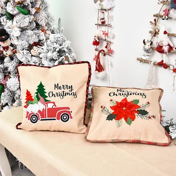 

Navidad 2021 Christmas Pillow Cases Christmas Decoration for Home Xmas Ornaments Home Decor Items New Year Pillow Cushion