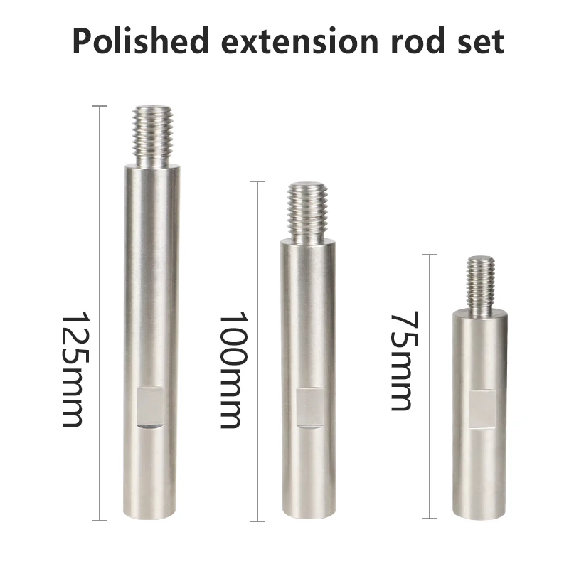 kit 2 Newone M10/M14/5/8'' Polishing Pad Extension Rod Backing Plater kit for Rotary Polisher - Цвет: kit 2
