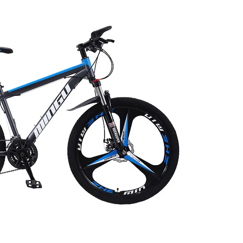 Mountain Bike Shifting Three-knife Wheel Off-road Double Disc Brakes Oil Brake Shock Absorber Road Racing Student Adult Mountain Bike Shifting Three-knife Wheel Off-road Double Disc Brakes Oil Brake Shock Absorber Road Racing Student Adult