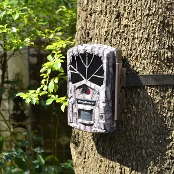 

Bolyguard hunting camera no glow night vision 24MP wildlife tree cam support solar panel motion sensor 100 feet deer game camera