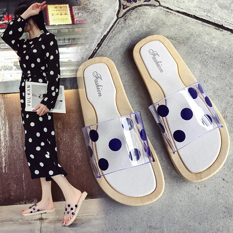 

Girls Shoe Online Celebrity Celebrity Style Slipper Women's Summer Outer Wear Students Korean-style Versitile Fashion Sandals An