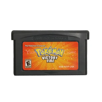 

For Nintendo GBA Video Game Cartridge Console Card Poke Series Victory Fire English Language US Version