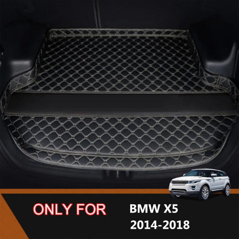 Коврик для багажника автомобиля с высокой линией BMW X5 пять сидений 2014 2015 2016 2017 2018