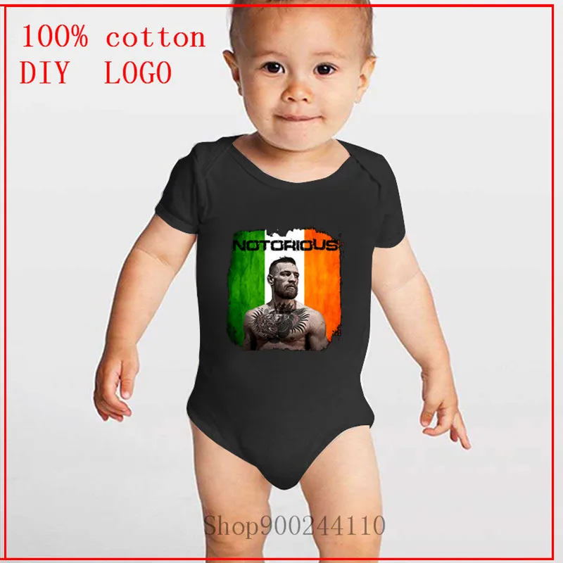 Комбинезоны с принтом Conor Mcgregor летняя одежда для новорожденных комбинезон