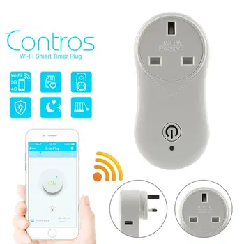 

US UK EU Plug Home Broadlink Timer EU US UK Wifi Power Socket Plug Outlet Smart Phone Wireless Remote Controls With Smart APP