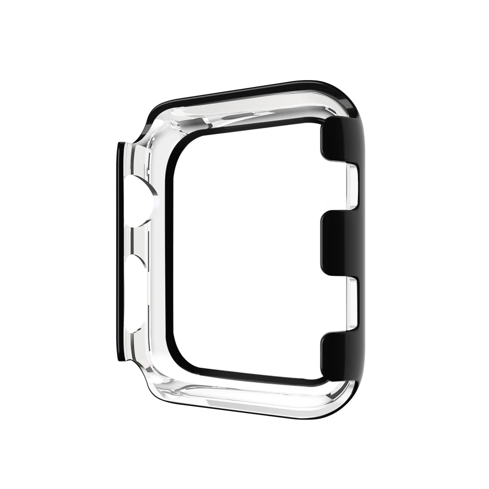Защитный чехол для Apple Watch iwatch 38 мм 42 мм корпус из поликарбоната+ 3D закаленное стекло жесткая универсальная защитная крышка серии 3 2