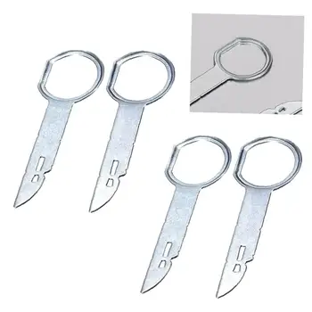 

4 pcs Radio Stereo CD Release Removal Tools DIN Release Keys for Cars 6 Disc 6000 CD