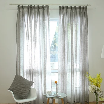 

Curtain Pure Color Tulle Door Window Curtain Drape Panel Sheer Scarf Valances Modern bedroom Living Room Curtains Cortinas