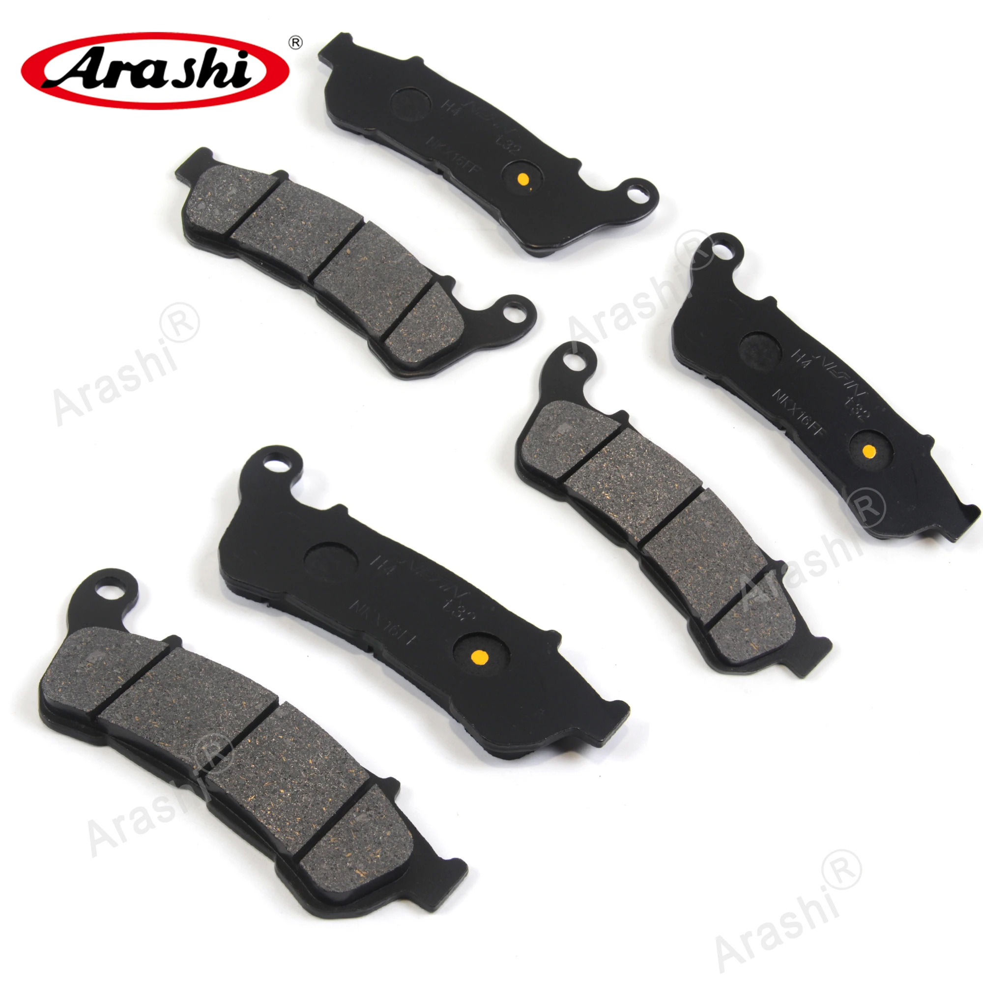 Колодки тормозные Arashi для мотоциклов передние задние HONDA XL 1000 В Varadero не ABS 2007 2008 2009