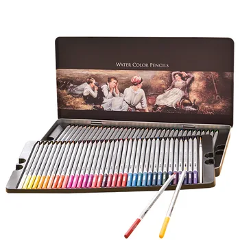

24/36/48/72 Colors Water-Soluble Color Pencil Color Lead Color Fill Color Pencil Painting Hand-Painted School Office Stationery