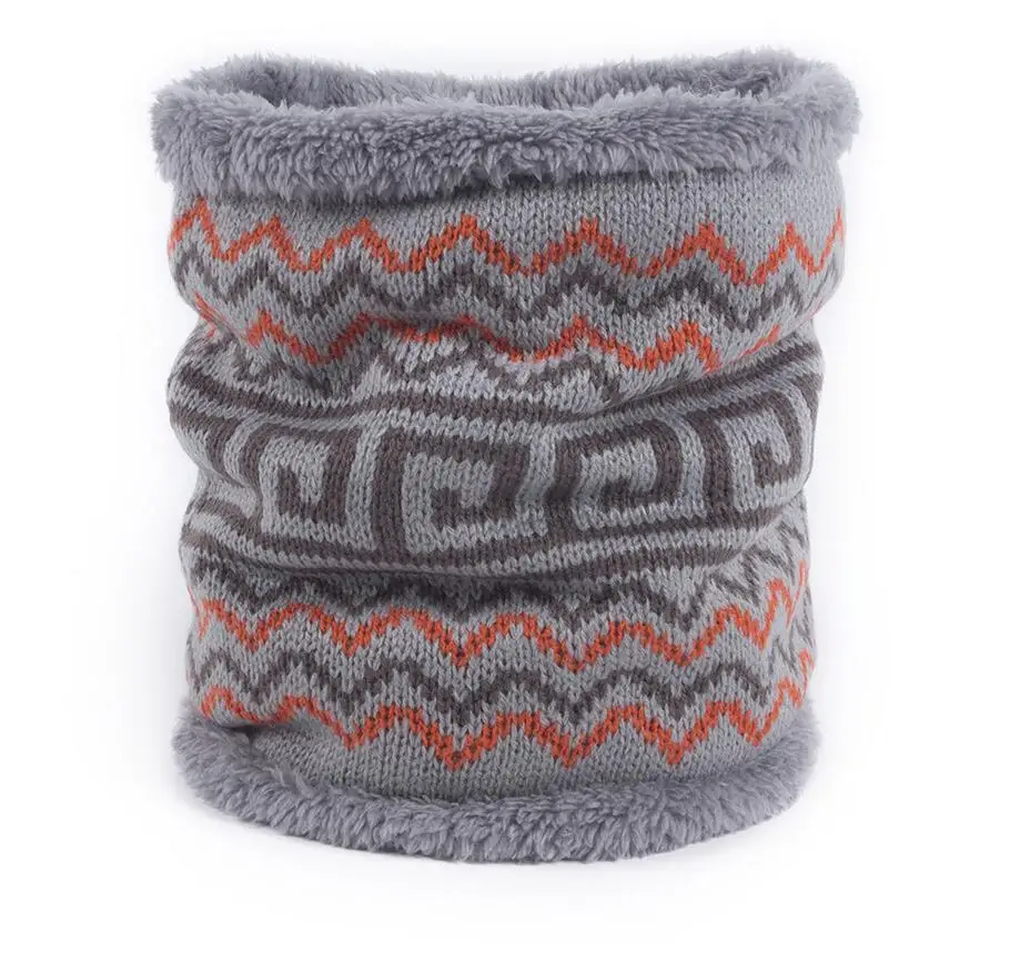Aswinfon Cable Knit Снуд шарф Зимний шарф на шею с флисовой подкладкой шарф утолщенный для мужчин и женщин двухслойная флисовая подкладка вязаный